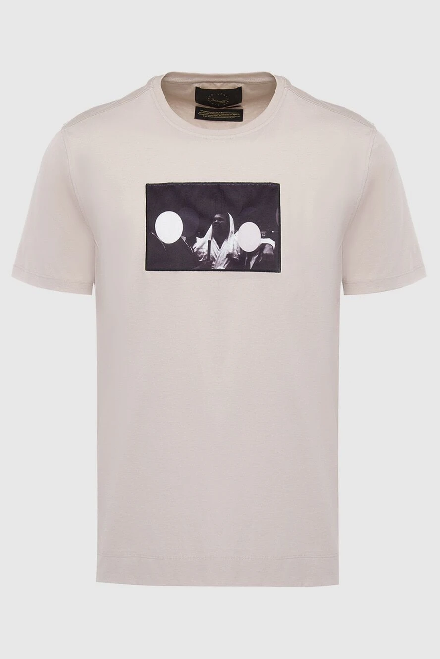 Limitato men's white cotton t-shirt with print 166068 - photo 1