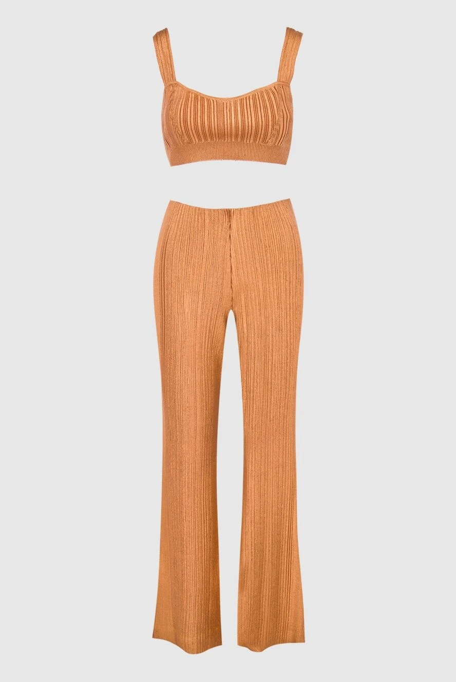 Herve Leger woman women's brown trouser suit купить с ценами и фото 166169 - photo 1