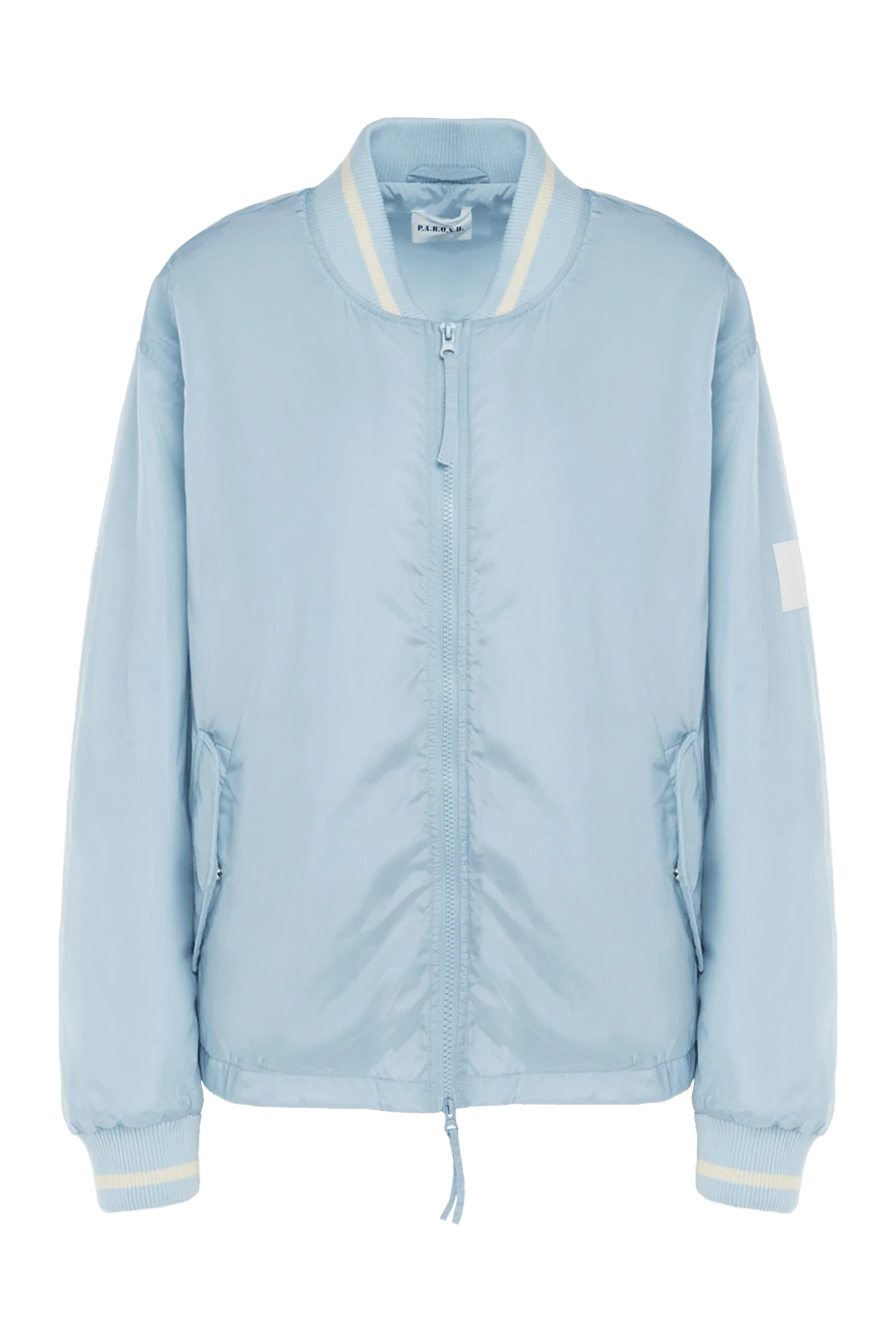 P.A.R.O.S.H. woman women's blue polyamide jacket купить с ценами и фото 166232 - photo 1