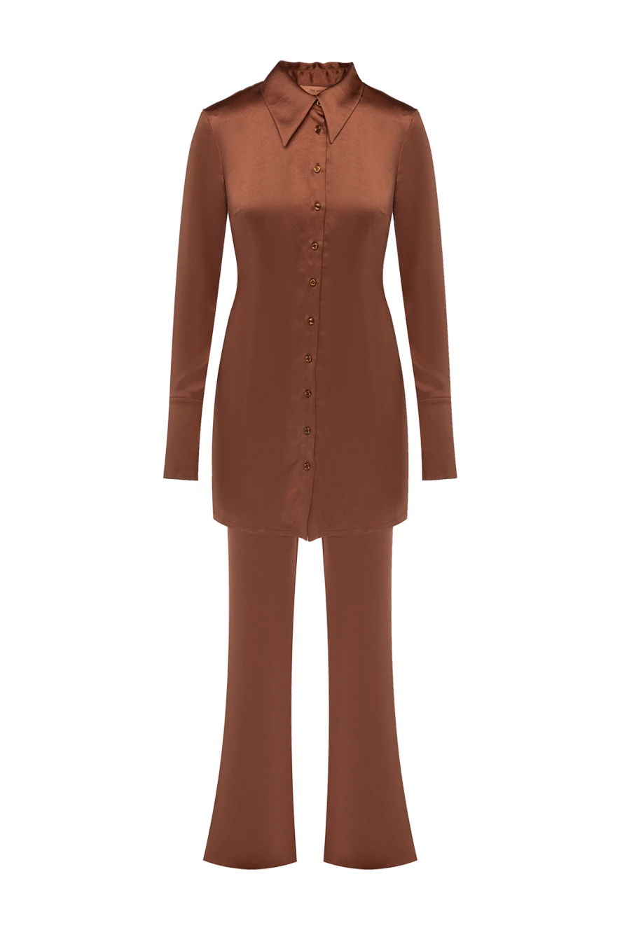 The Andamane woman women's brown polyester trouser suit купить с ценами и фото 166264 - photo 1