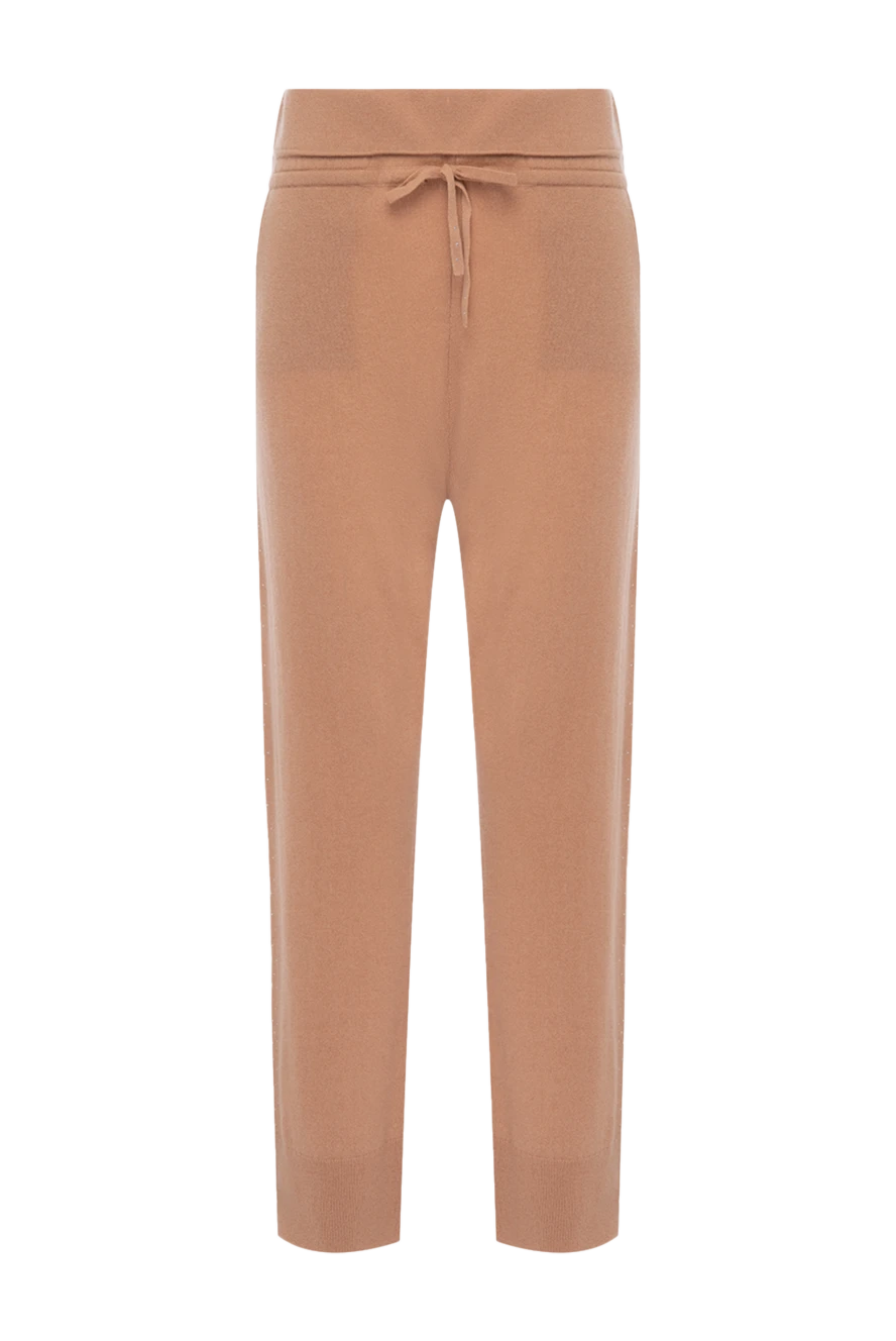 Max&Moi woman brown cashmere trousers for women купить с ценами и фото 166307 - photo 1