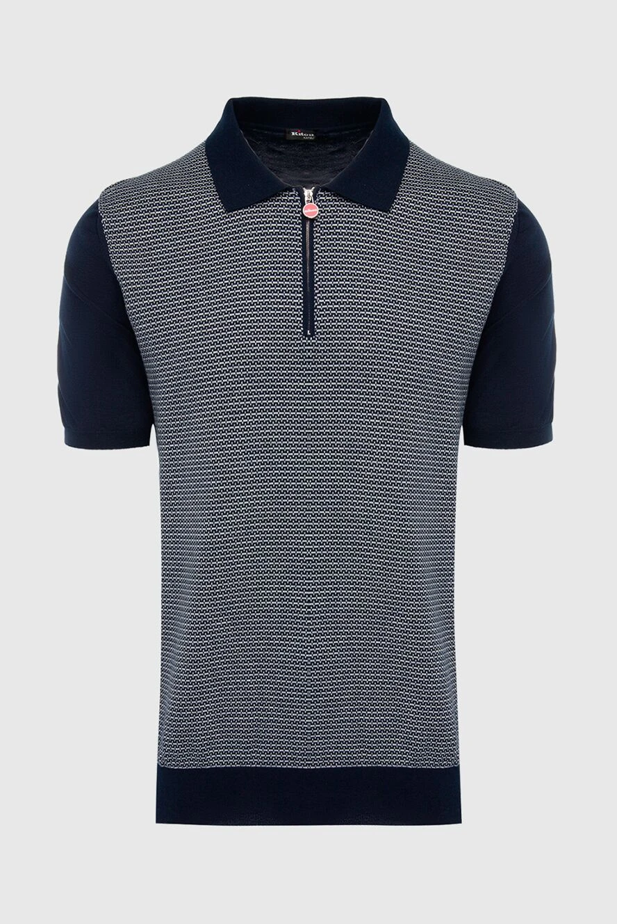 Kiton man cotton polo black for men 166327 - photo 1