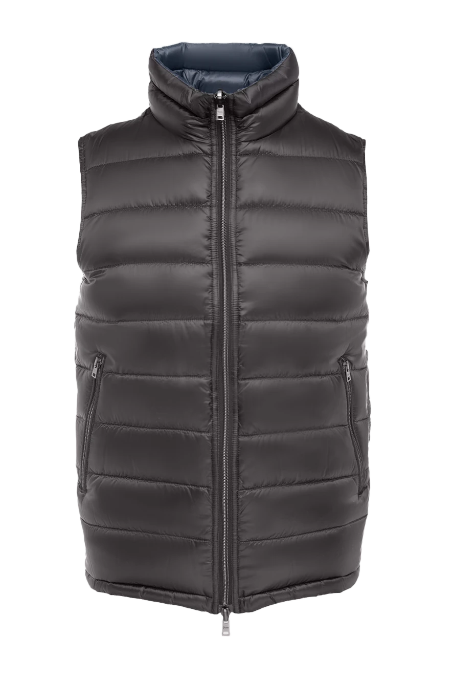 Herno man double-sided vest made of polyamide blue for men купить с ценами и фото 166444 - photo 1