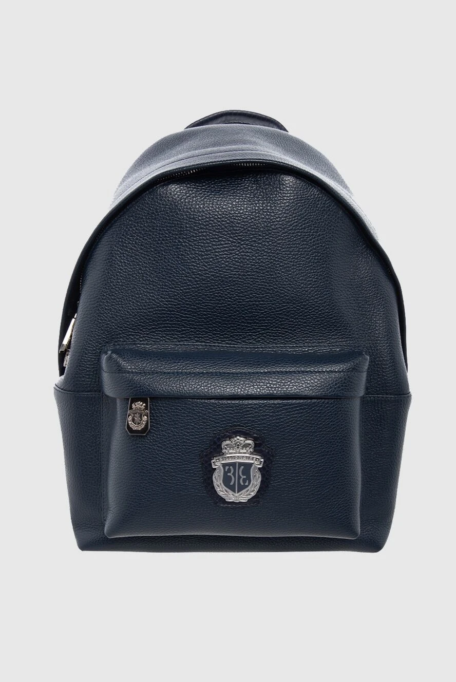 Billionaire man blue leather backpack for men купить с ценами и фото 166475 - photo 1