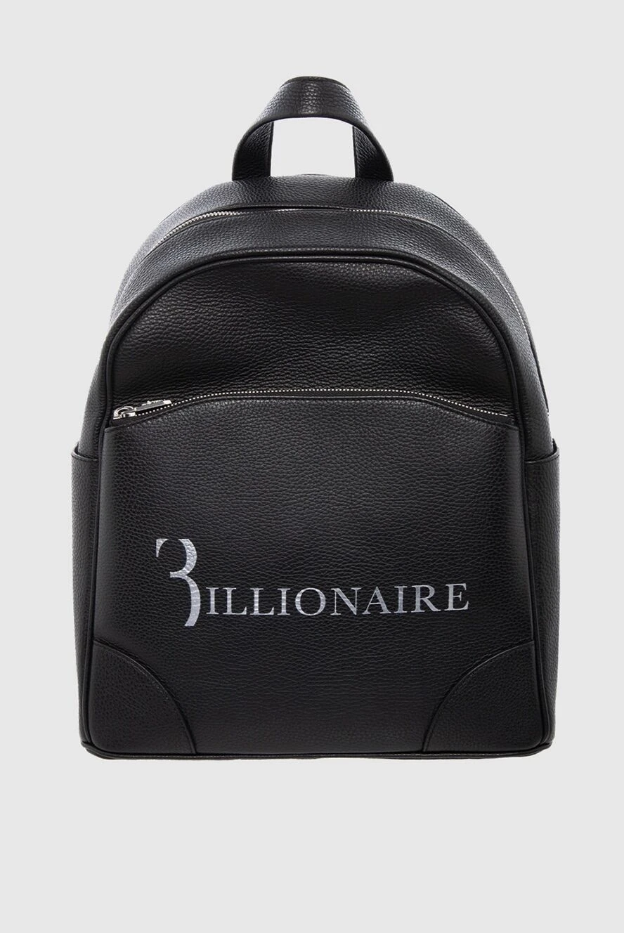 Billionaire man black leather backpack for men купить с ценами и фото 166477 - photo 1