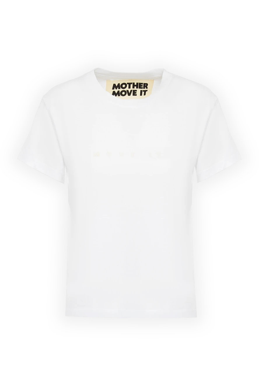 Mother Denim woman white cotton t-shirt for women купить с ценами и фото 166664 - photo 1