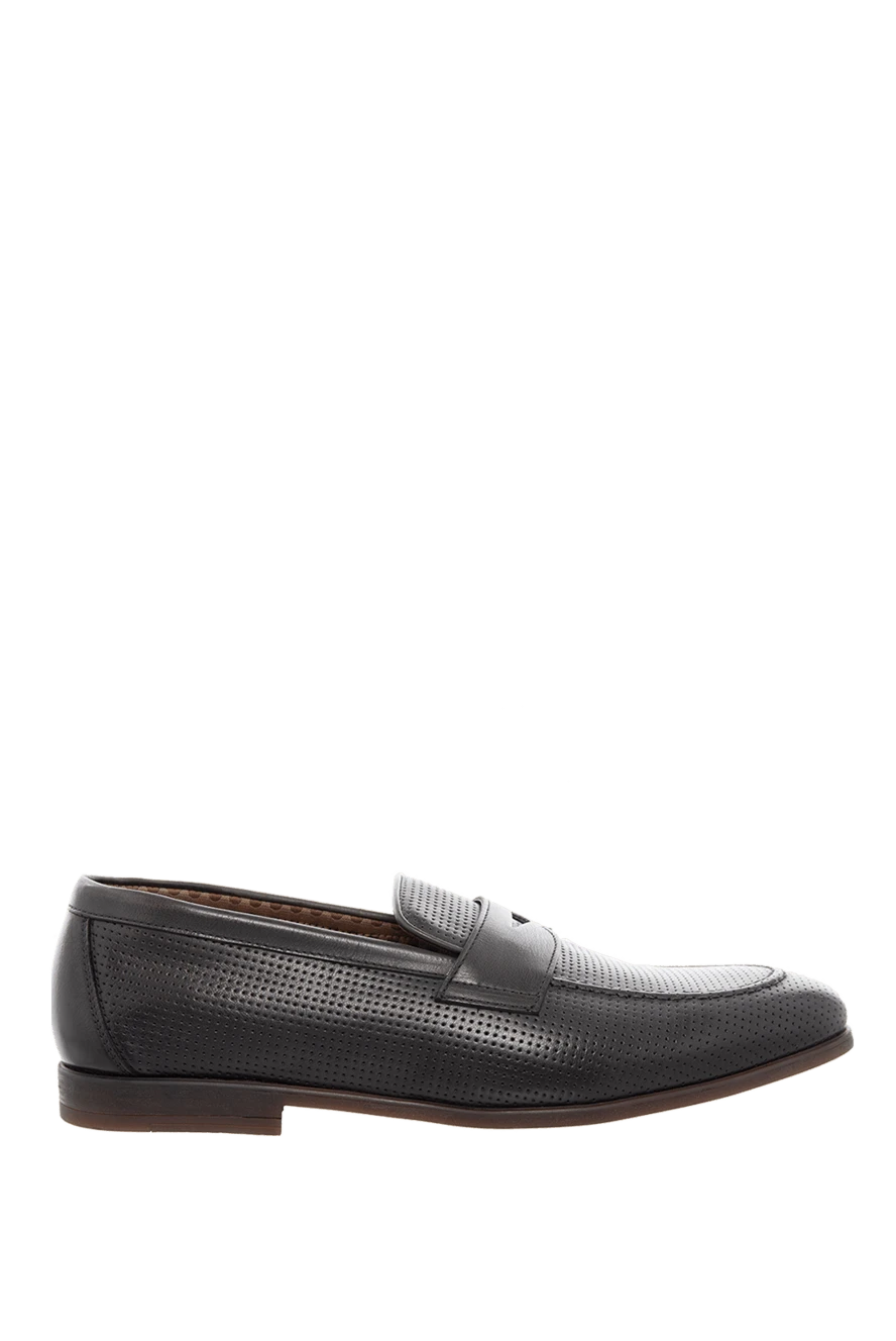 Doucal`s man gray leather loafers for men купить с ценами и фото 166761 - photo 1