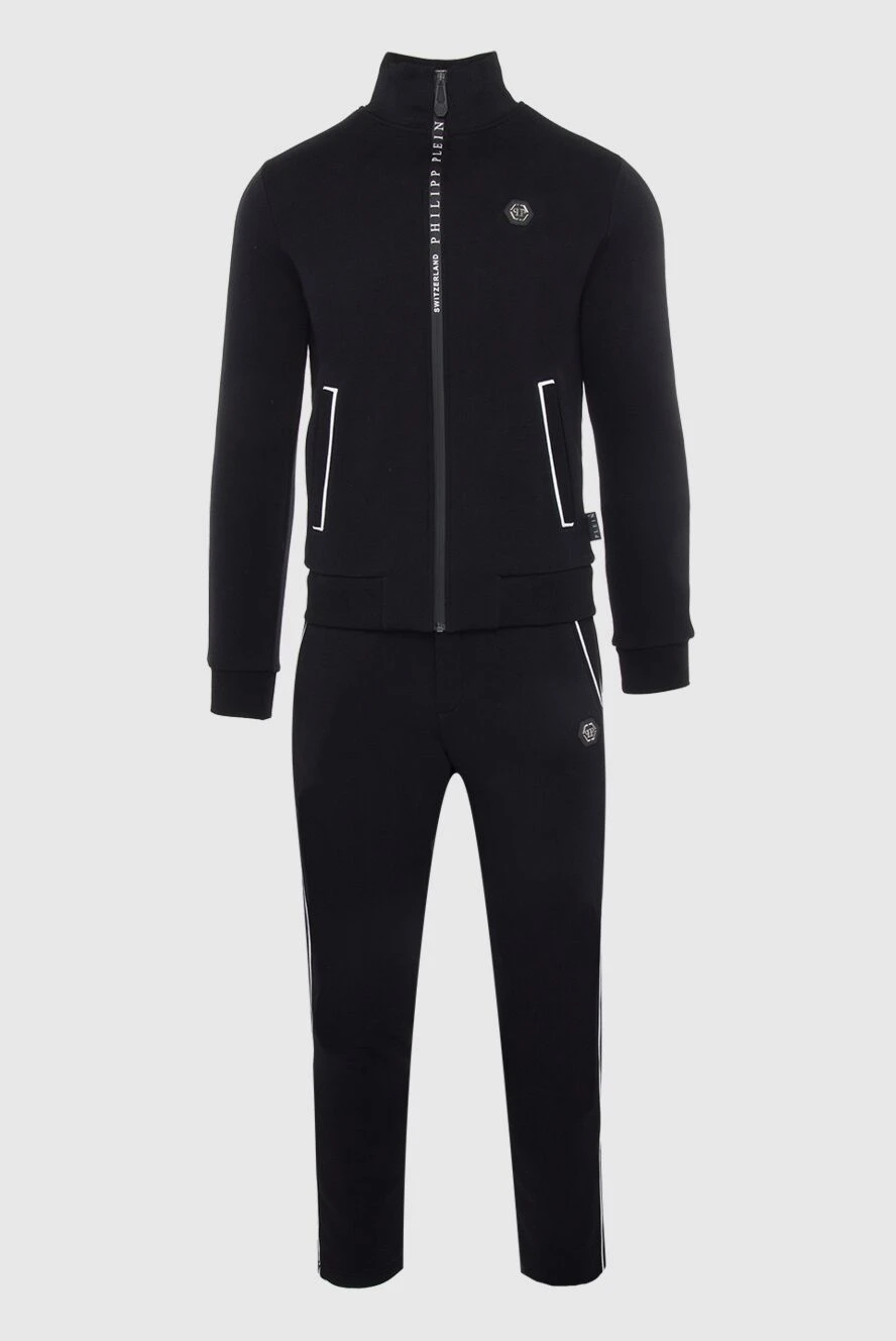 Philipp Plein man men's sports suit made of cotton and polyester, black купить с ценами и фото 166841 - photo 1