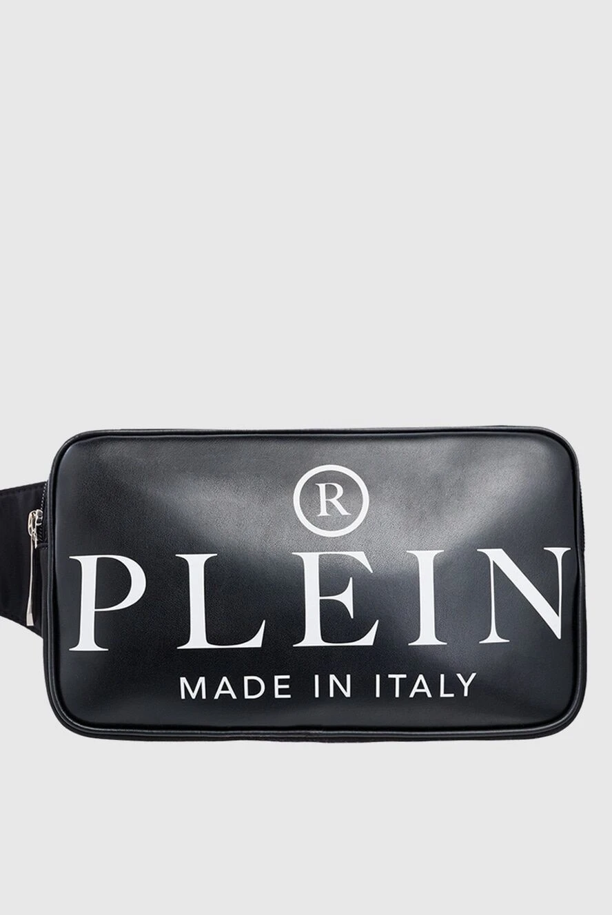 Philipp Plein man genuine leather and nylon belt bag black for men купить с ценами и фото 166842 - photo 1