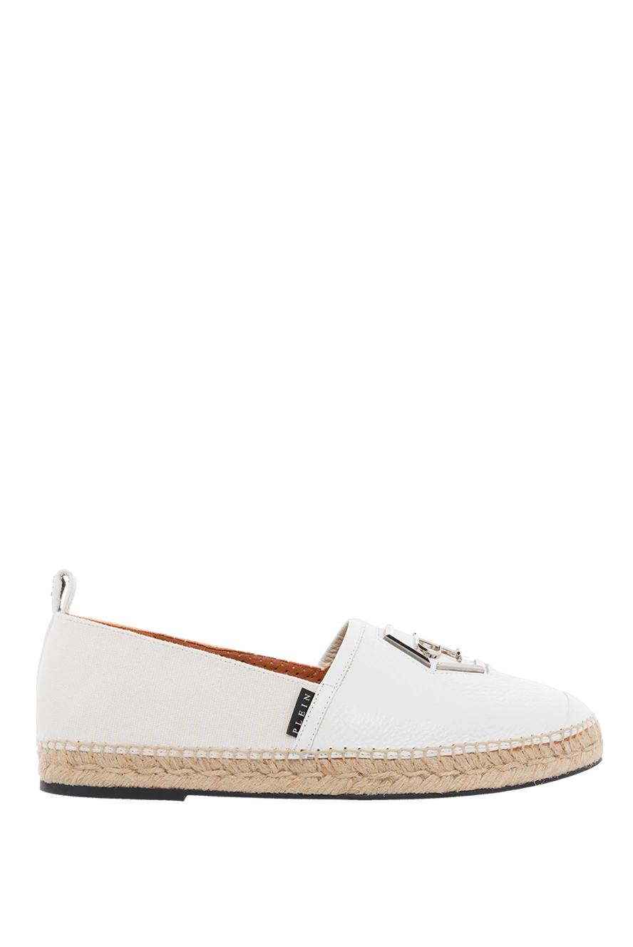 Philipp Plein man espadrilles cotton and white leather for men купить с ценами и фото 166845 - photo 1