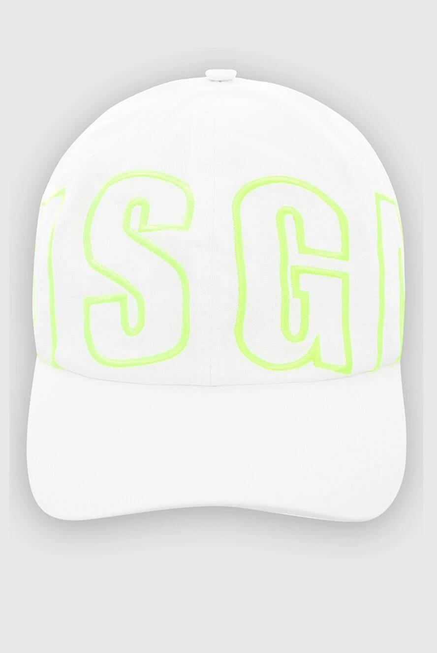 MSGM woman white cotton cap for women купить с ценами и фото 166851 - photo 1