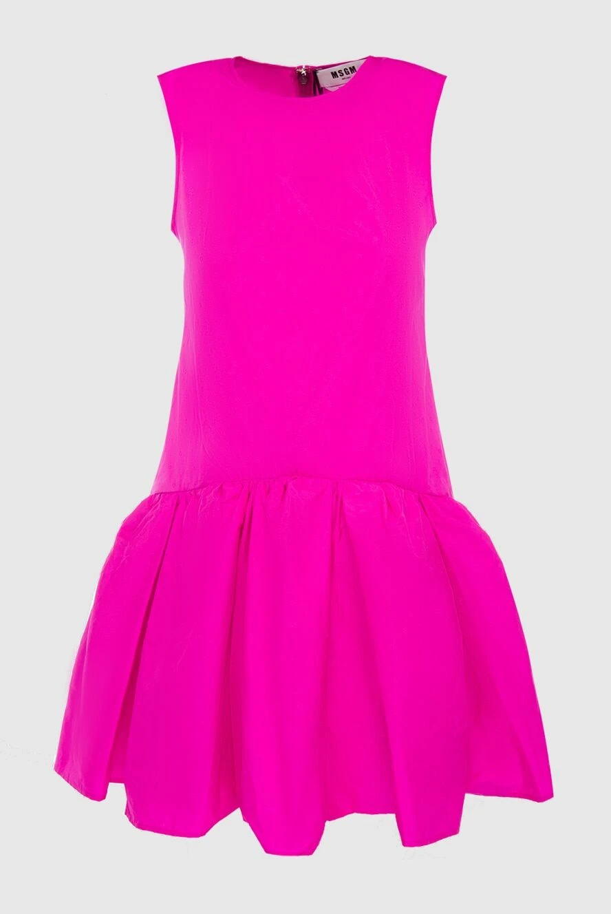 MSGM woman pink polyester dress for women купить с ценами и фото 166867 - photo 1