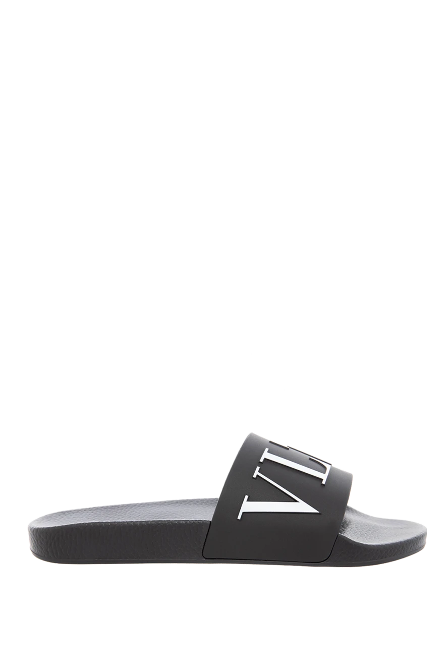 Valentino man black rubber slippers for men купить с ценами и фото 166947 - photo 1