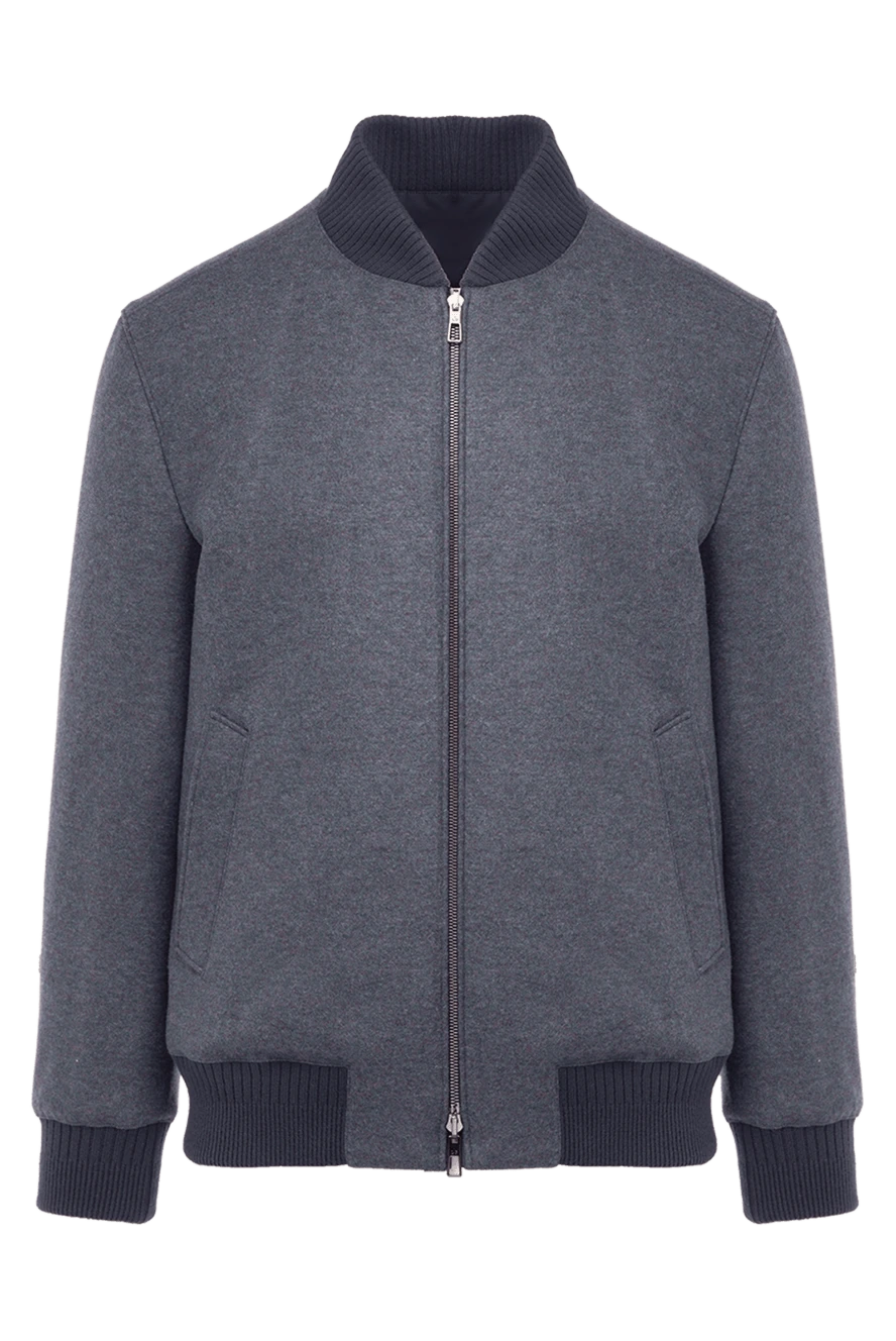 Loro Piana man jacket made of cashmere and polyamide, double-sided blue, men's купить с ценами и фото 167014 - photo 1