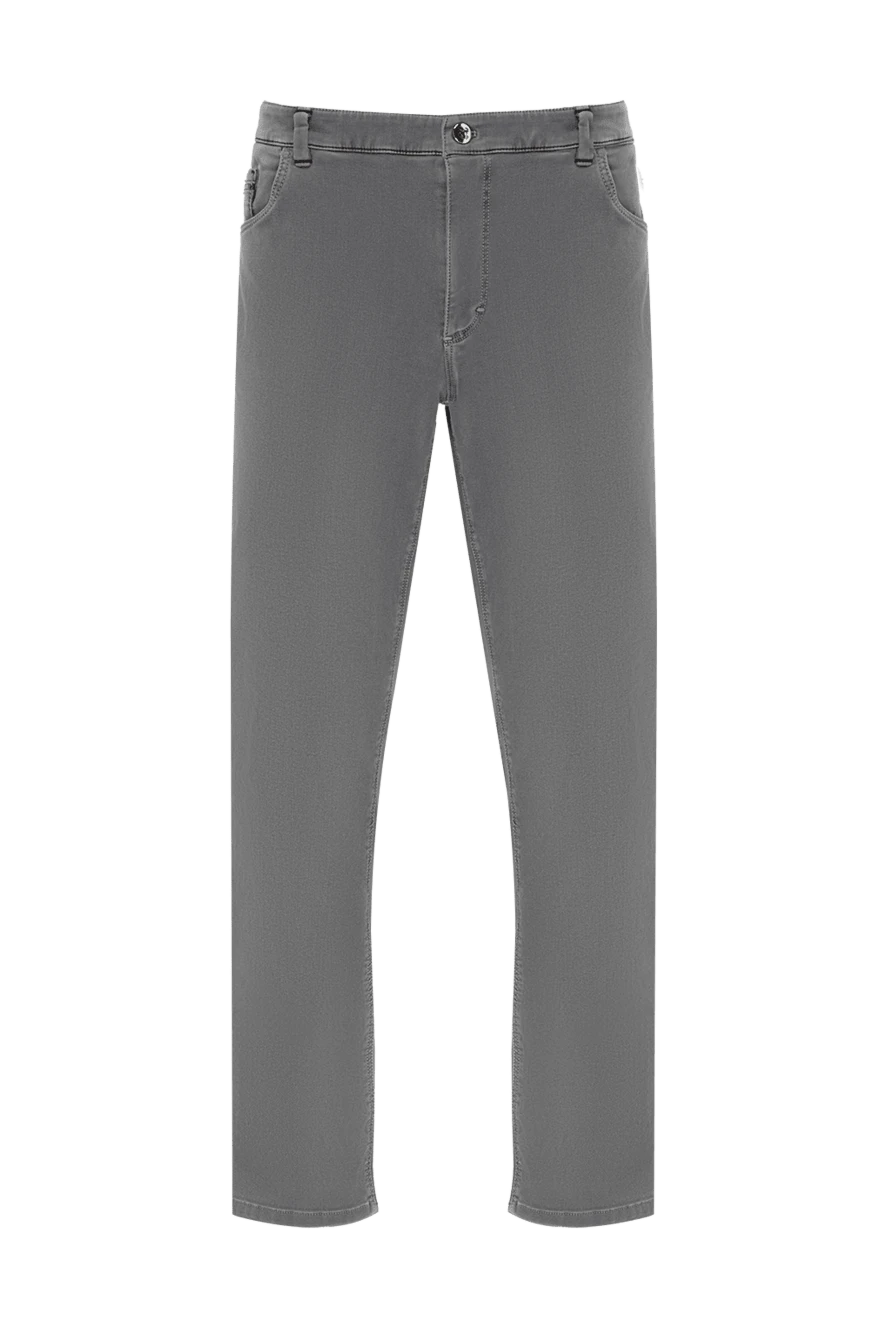 Zilli man cotton and polyamide jeans gray for men купить с ценами и фото 167183 - photo 1