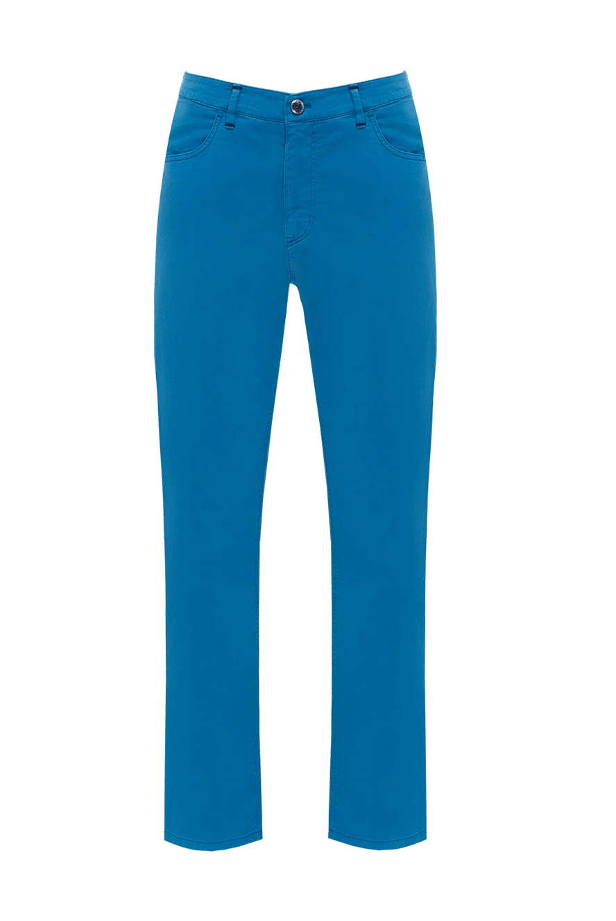 Zilli man blue trousers for men купить с ценами и фото 167191 - photo 1