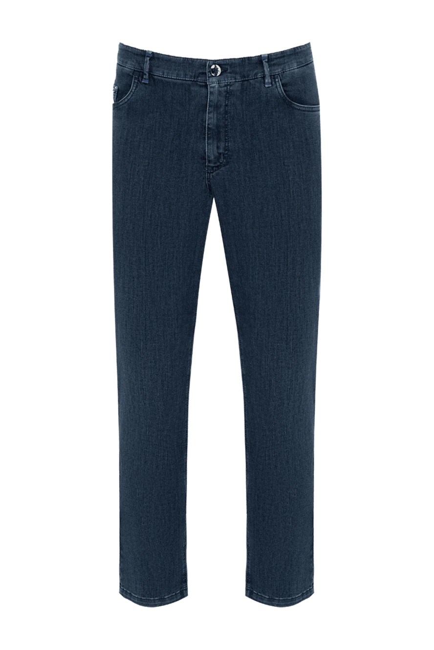 Zilli man cotton and polyamide blue jeans for men купить с ценами и фото 167216 - photo 1