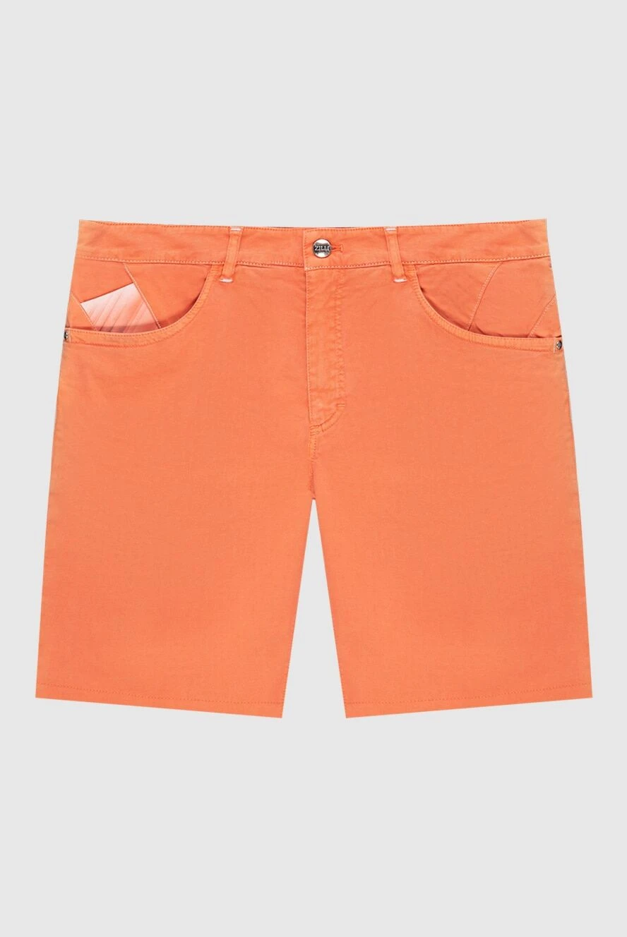 Zilli man cotton shorts orange for men купить с ценами и фото 167251 - photo 1