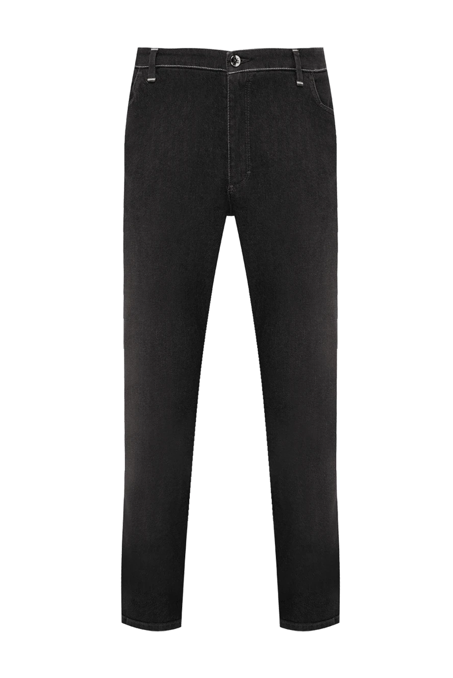 Zilli man gray cotton jeans for men купить с ценами и фото 167265 - photo 1