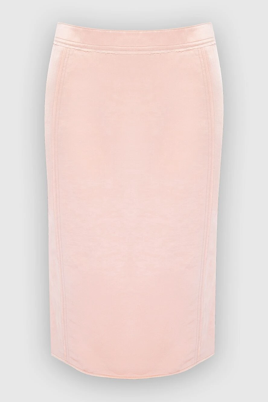 Tom Ford woman pink viscose and linen skirt for women купить с ценами и фото 167325 - photo 1