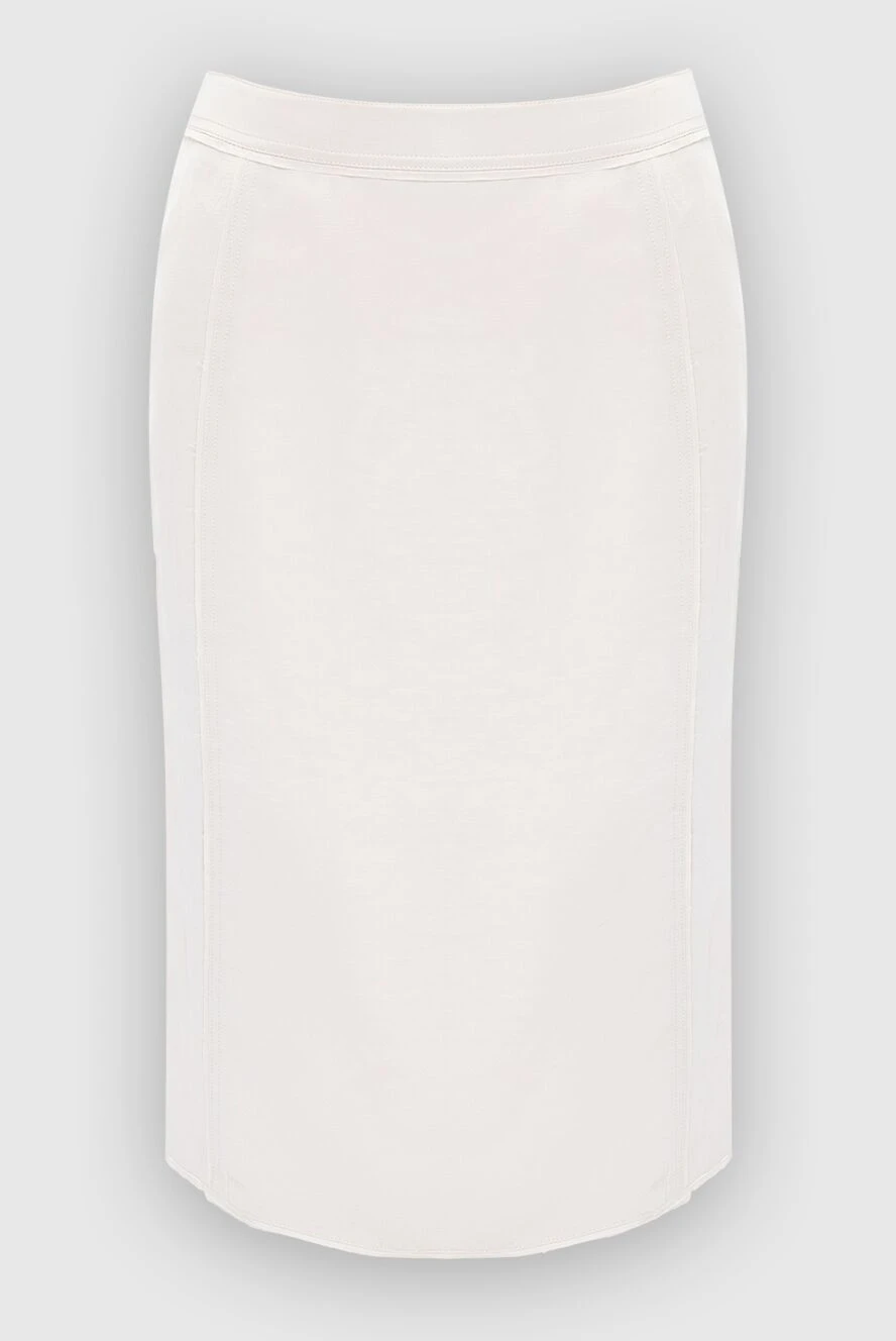 Tom Ford woman white viscose and linen skirt for women купить с ценами и фото 167326 - photo 1