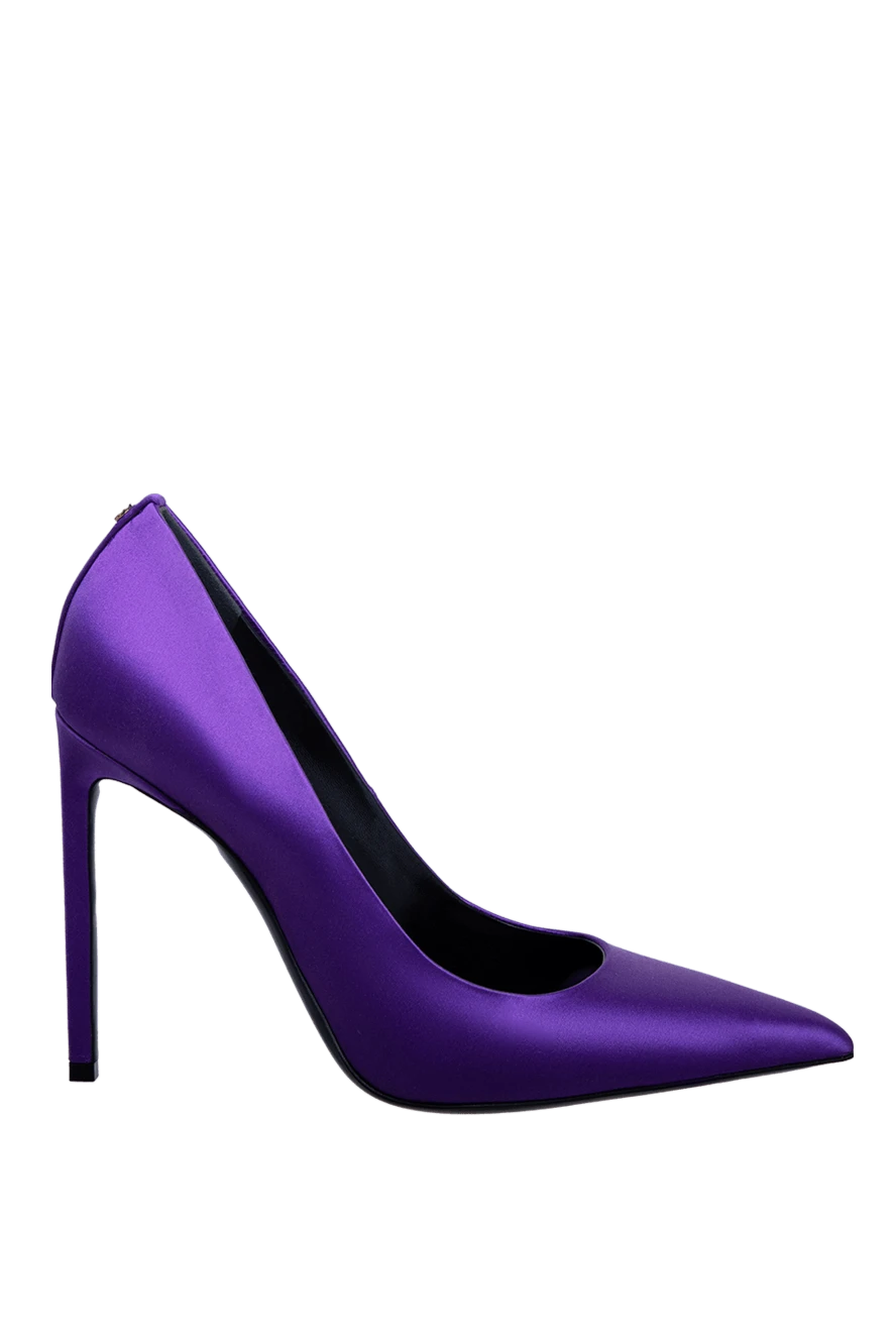 Tom Ford woman purple leather and satin shoes for women купить с ценами и фото 167342 - photo 1