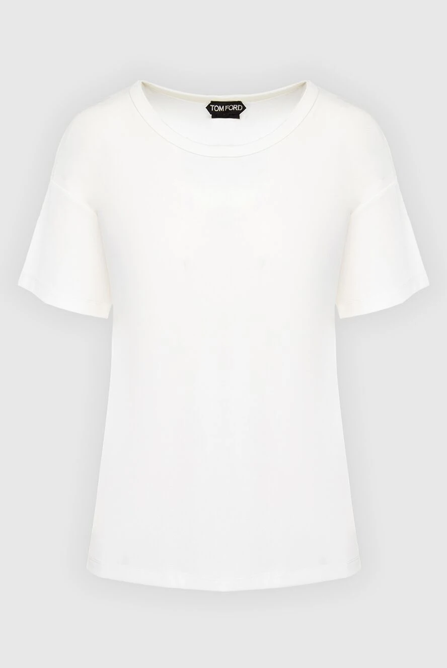 Tom Ford woman white t-shirt for women купить с ценами и фото 167355 - photo 1