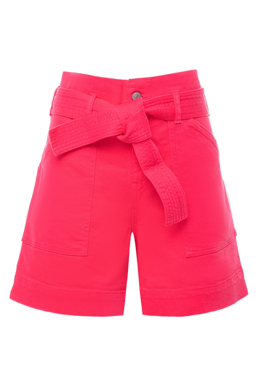 P.A.R.O.S.H. woman pink cotton shorts for women купить с ценами и фото 167388 - photo 1