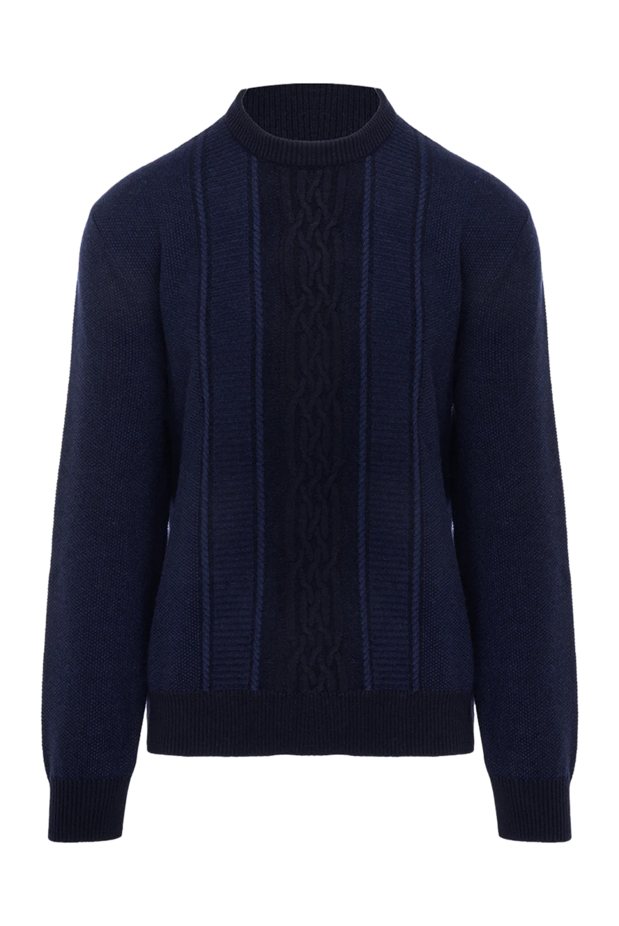 Zilli man cashmere jumper blue for men купить с ценами и фото 167393 - photo 1