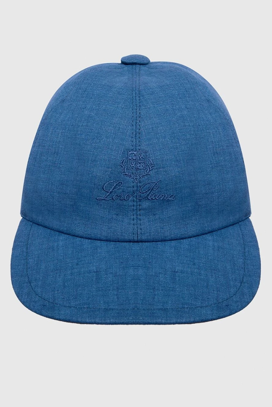 Loro Piana man blue cashmere cap for men купить с ценами и фото 167724 - photo 1