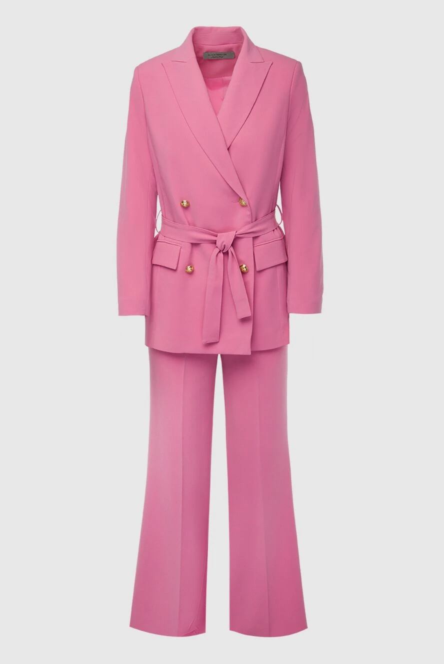 D.Exterior woman women's pink polyester and elastane trouser suit купить с ценами и фото 167776 - photo 1