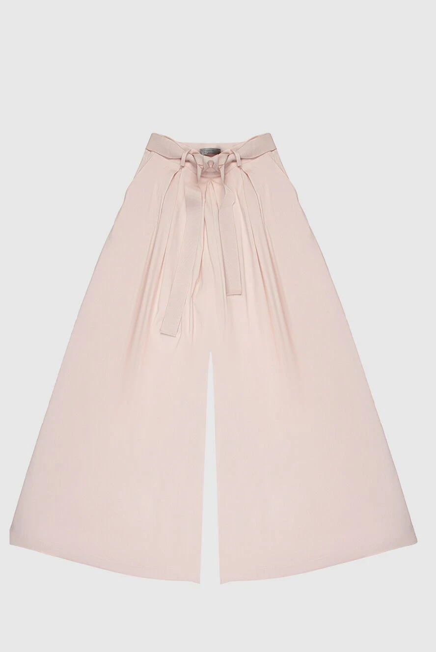 D.Exterior woman pink cotton and polyamide trousers for women купить с ценами и фото 167777 - photo 1