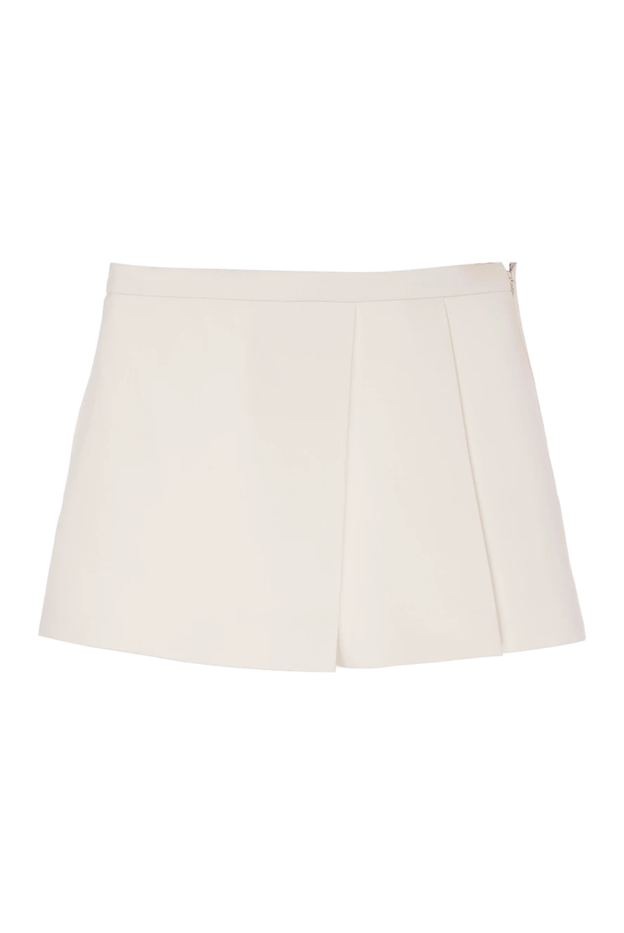 Valentino woman white viscose shorts for women купить с ценами и фото 167842 - photo 1