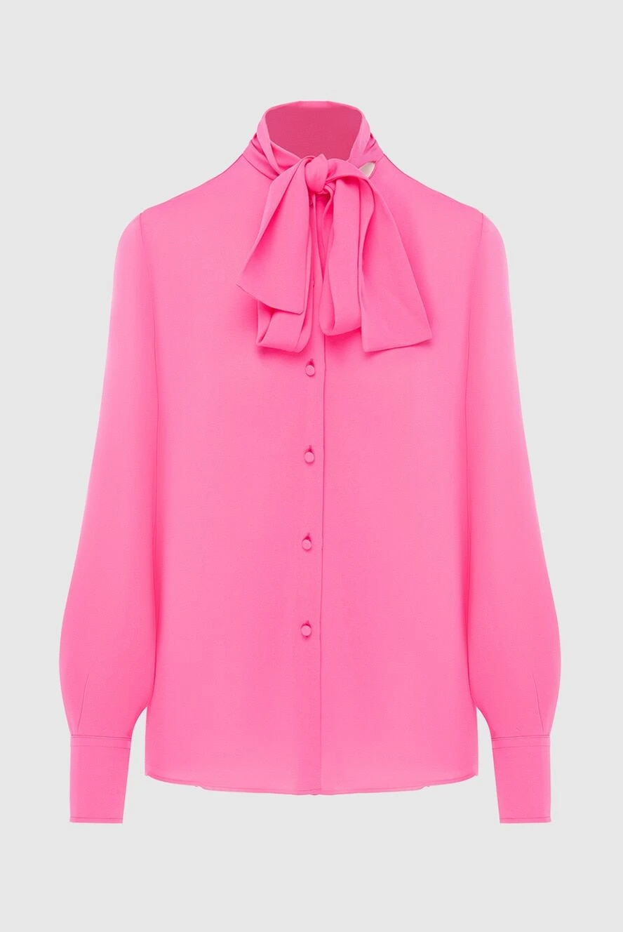 Valentino woman pink silk blouse for women купить с ценами и фото 167844 - photo 1