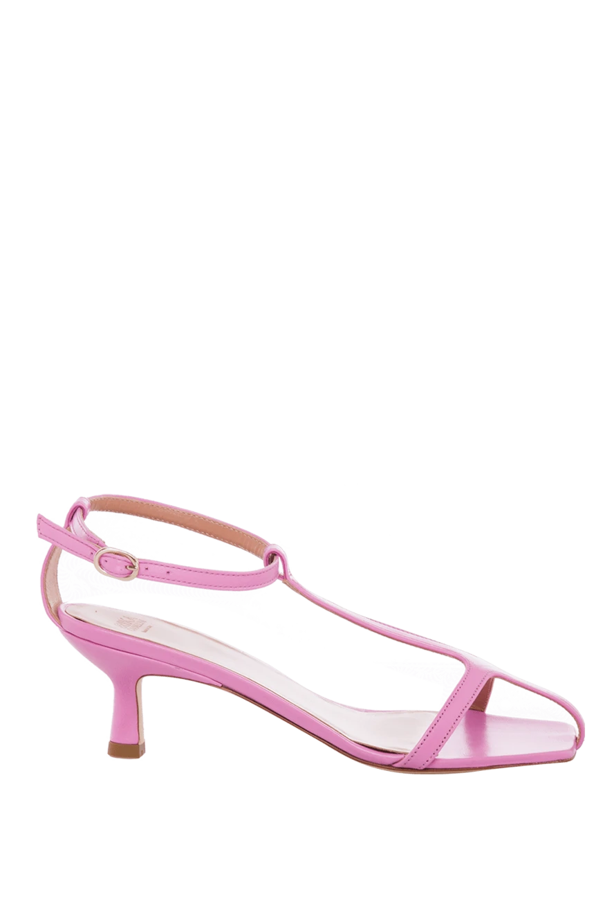 Erika Cavallini woman pink leather sandals for women купить с ценами и фото 167984 - photo 1