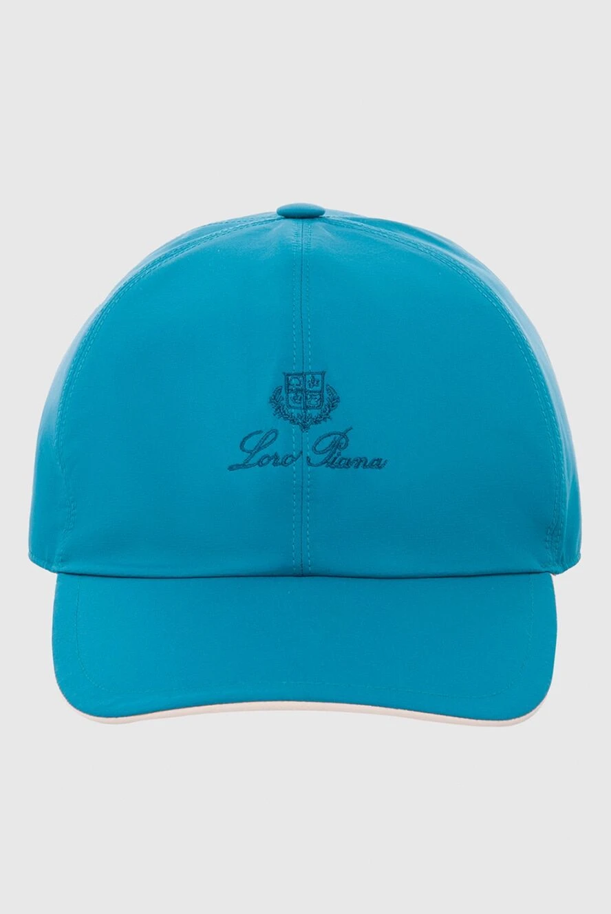 Loro Piana man blue polyester cap for men купить с ценами и фото 168043 - photo 1