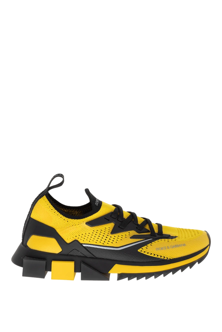 Dolce & Gabbana man polyester sneakers yellow for men купить с ценами и фото 168081 - photo 1