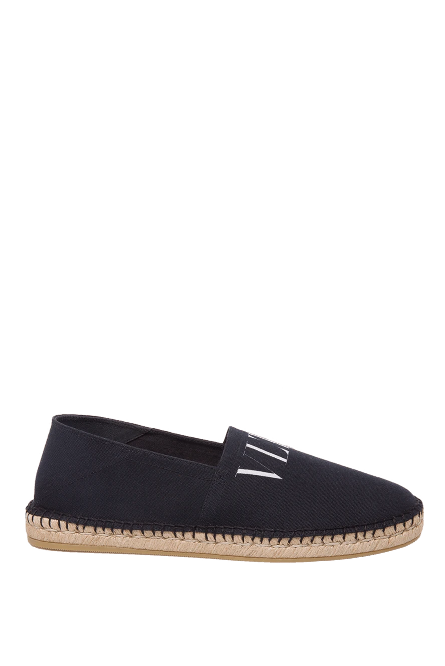 Valentino man espadrilles canvas black for men купить с ценами и фото 168139 - photo 1