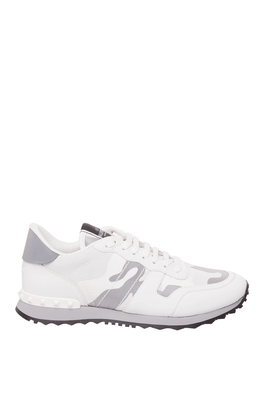 Valentino man white leather sneakers for men купить с ценами и фото 168140 - photo 1