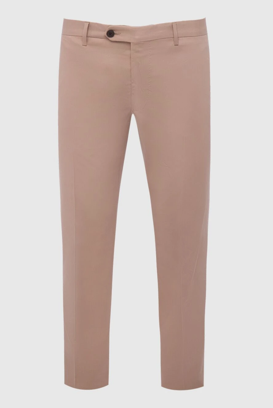 Cesare di Napoli man pants beige for men купить с ценами и фото 168188 - photo 1