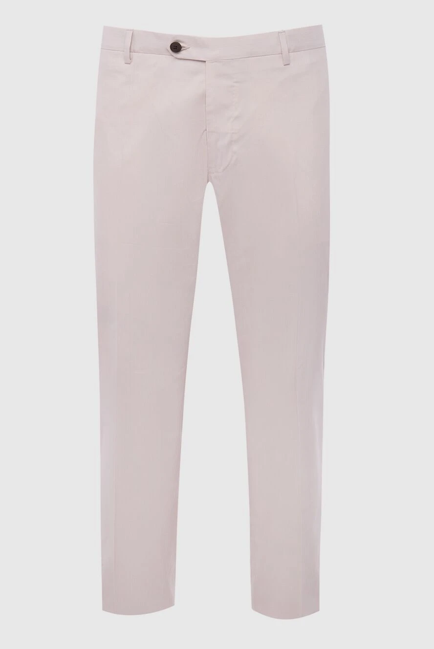 Cesare di Napoli man pants beige for men купить с ценами и фото 168190 - photo 1