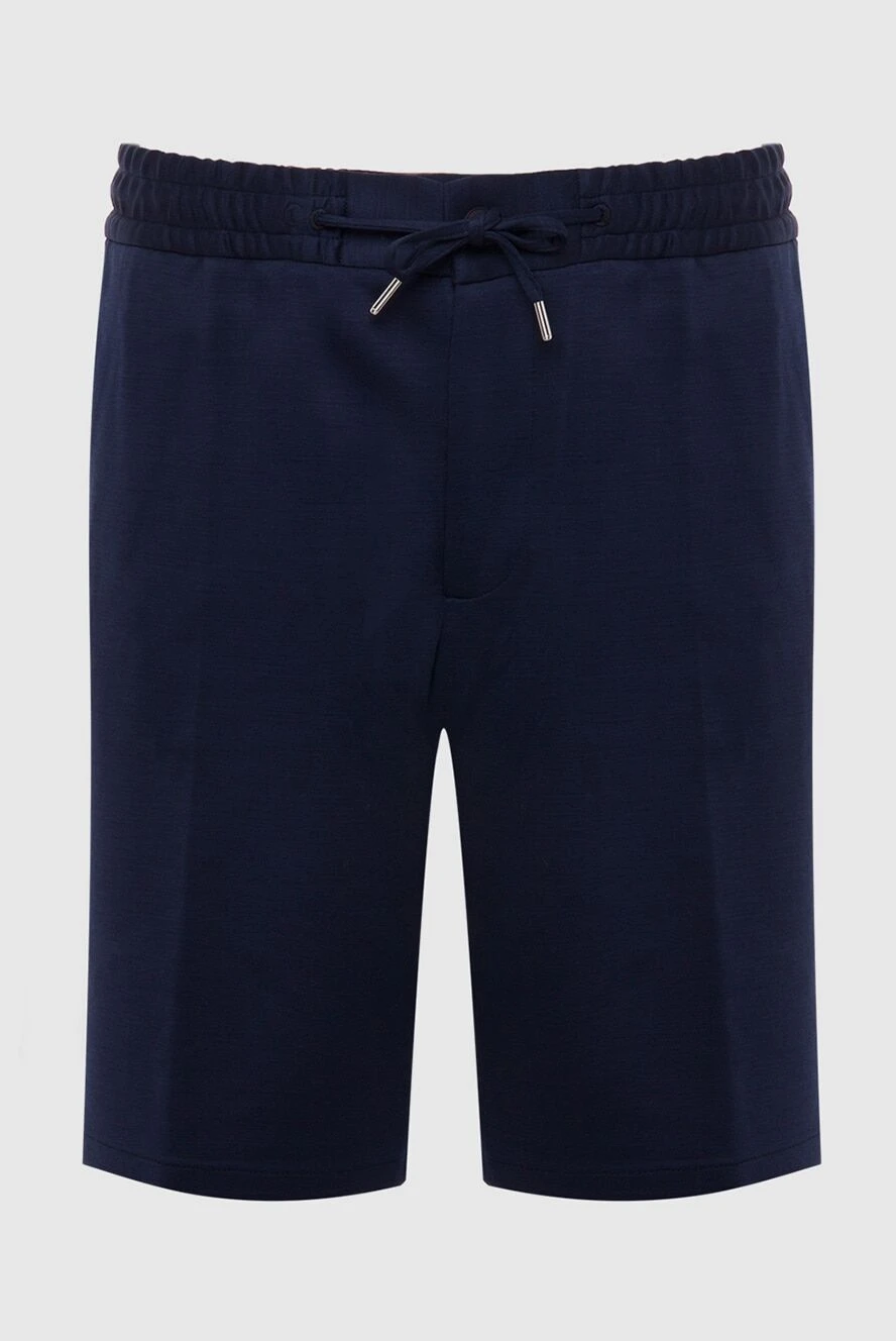 Cesare di Napoli man wool and polyamide shorts blue for men купить с ценами и фото 168214 - photo 1