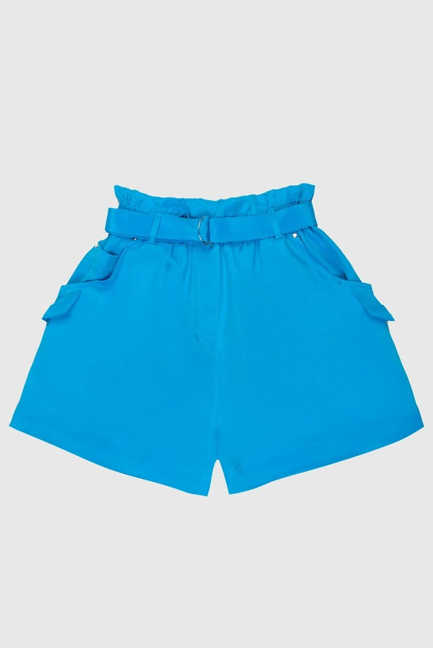 Max&Moi woman blue silk shorts for women купить с ценами и фото 168240 - photo 1