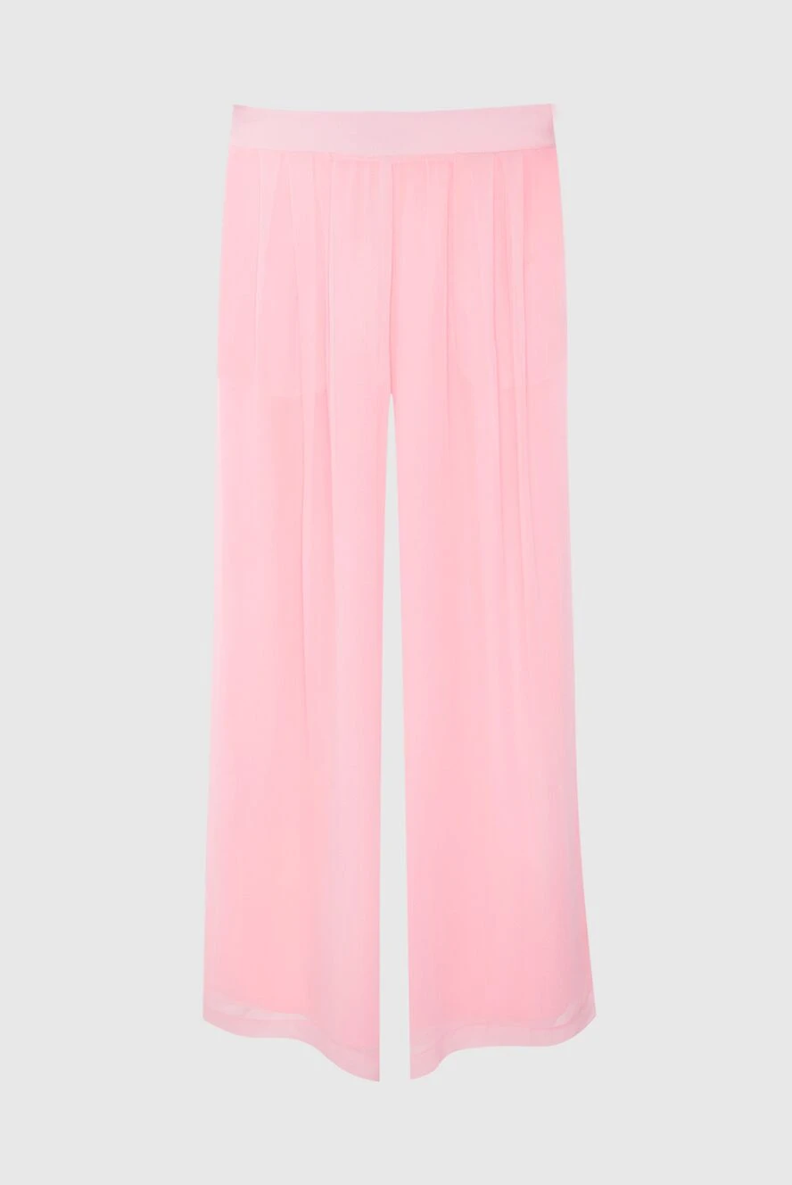 Max&Moi woman pink viscose trousers for women купить с ценами и фото 168245 - photo 1