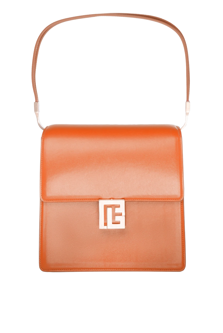 Balmain woman orange leather bag for women купить с ценами и фото 168346 - photo 1