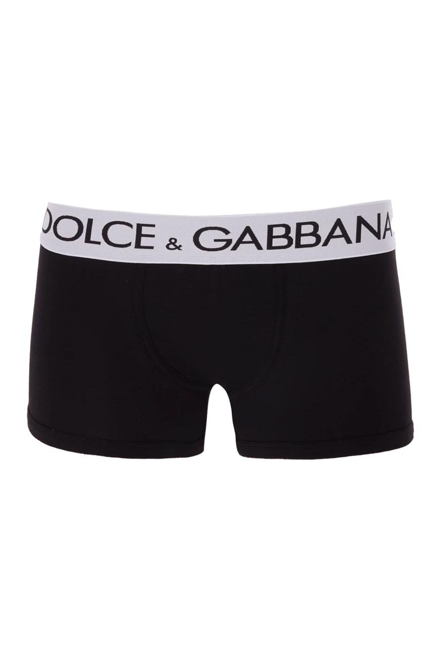 Dolce & Gabbana man black men's boxer briefs made of cotton and elastane купить с ценами и фото 168394 - photo 1