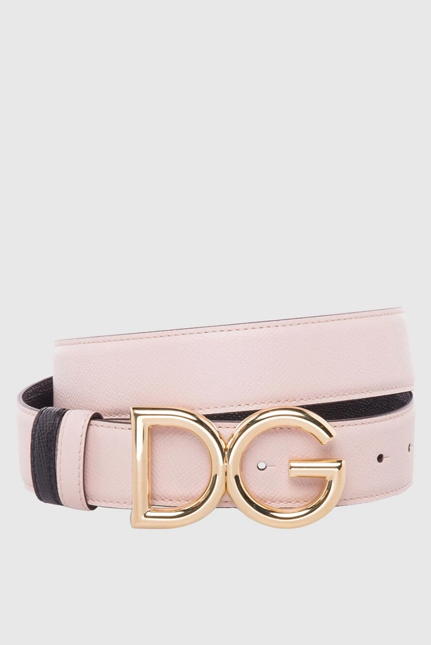 Dolce & Gabbana woman belt women pink for women купить с ценами и фото 168397 - photo 1