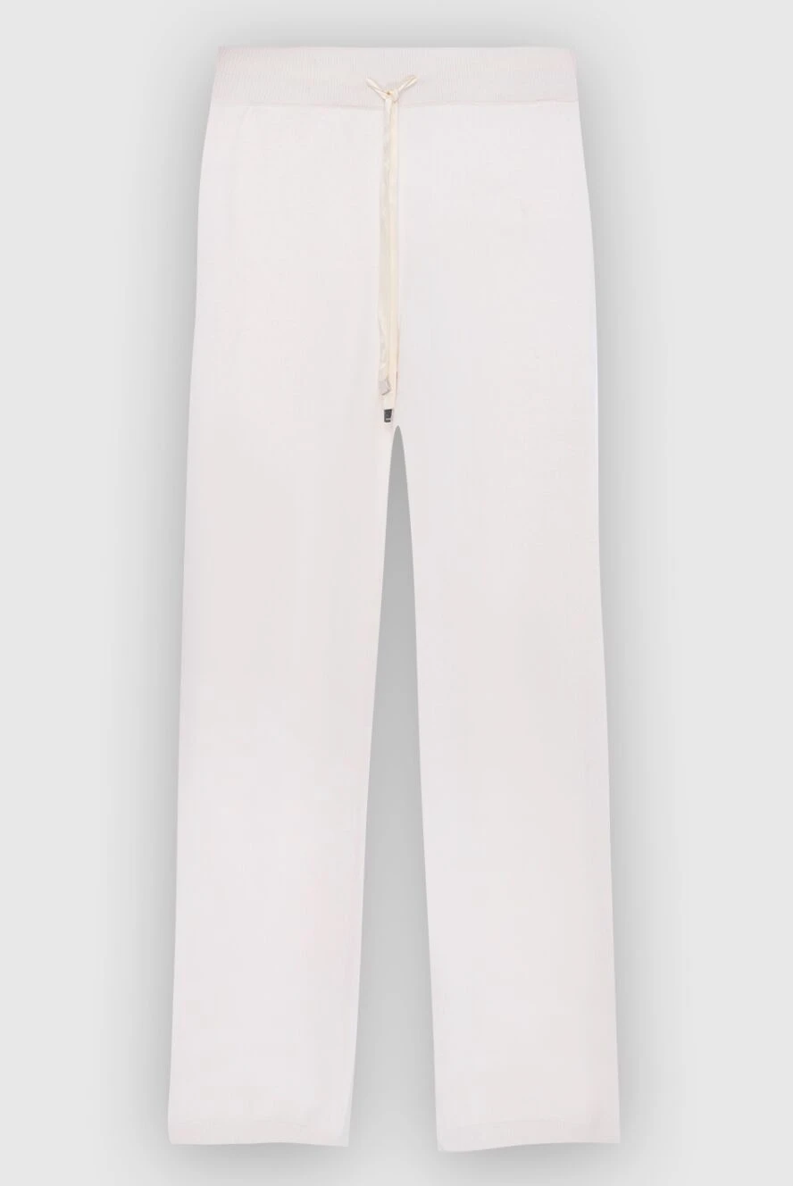 Peserico woman white trousers for women купить с ценами и фото 168441 - photo 1