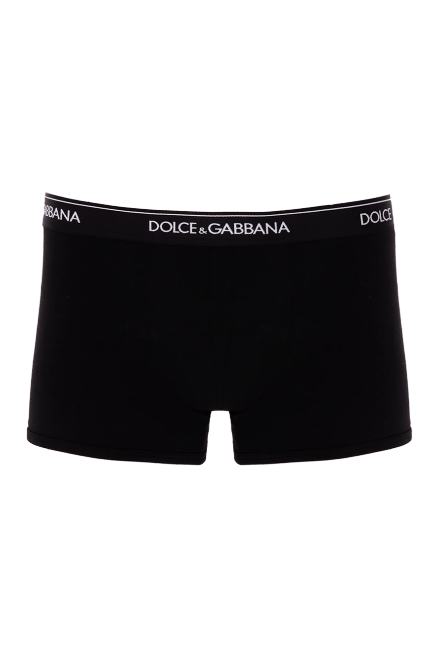 Dolce & Gabbana man black men's boxer briefs made of cotton and elastane купить с ценами и фото 168462 - photo 1