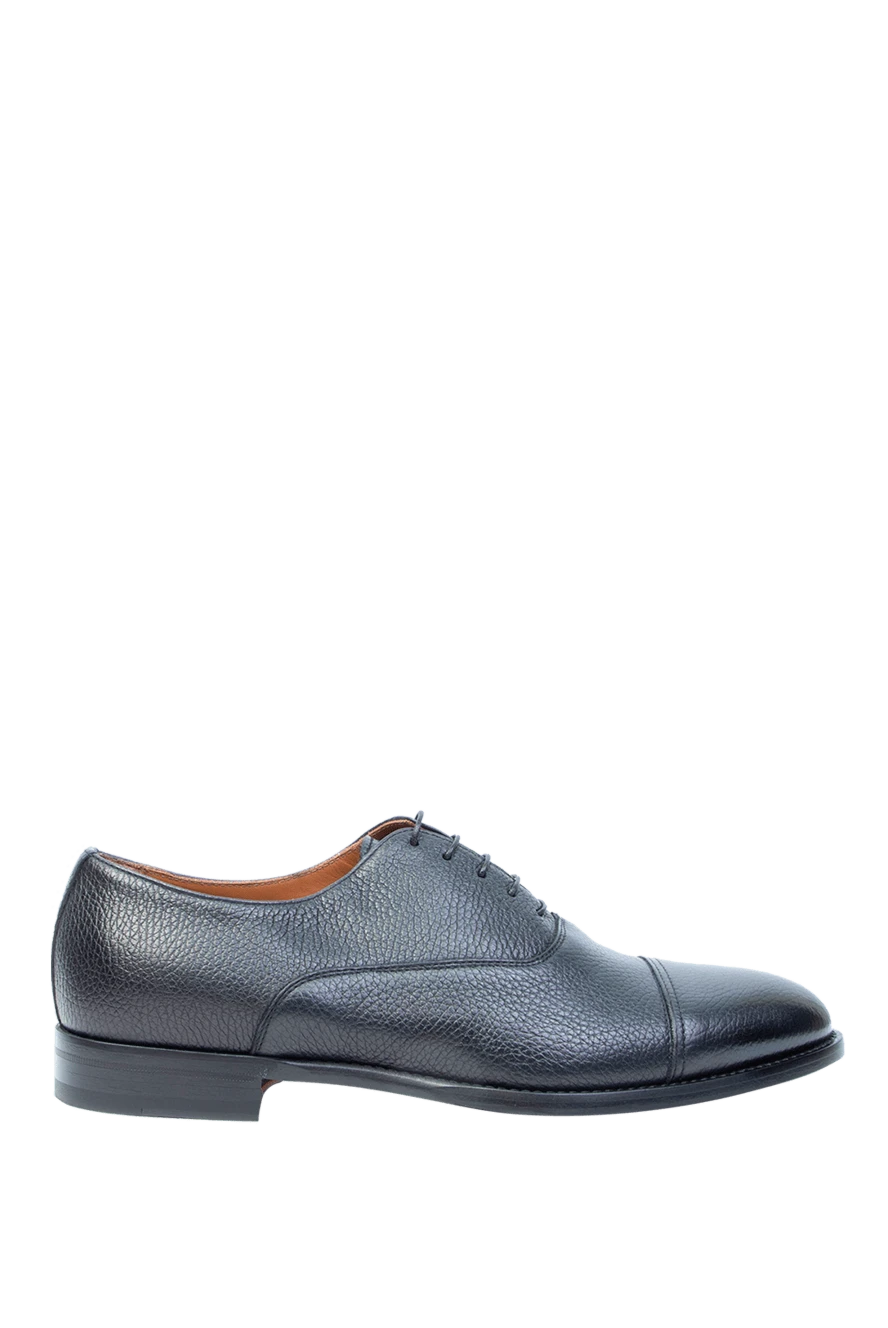 Doucal`s man blue leather men's shoes купить с ценами и фото 168499 - photo 1